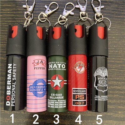 女性便攜式鑰匙扣防狼噴霧